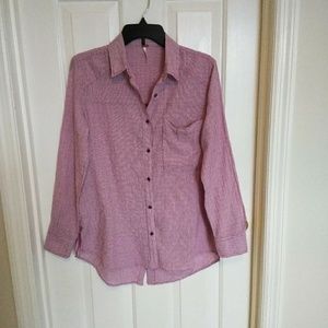 Free People Long Sleeves Button Down Shirt